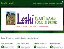 Tablet Screenshot of leahihealth.com
